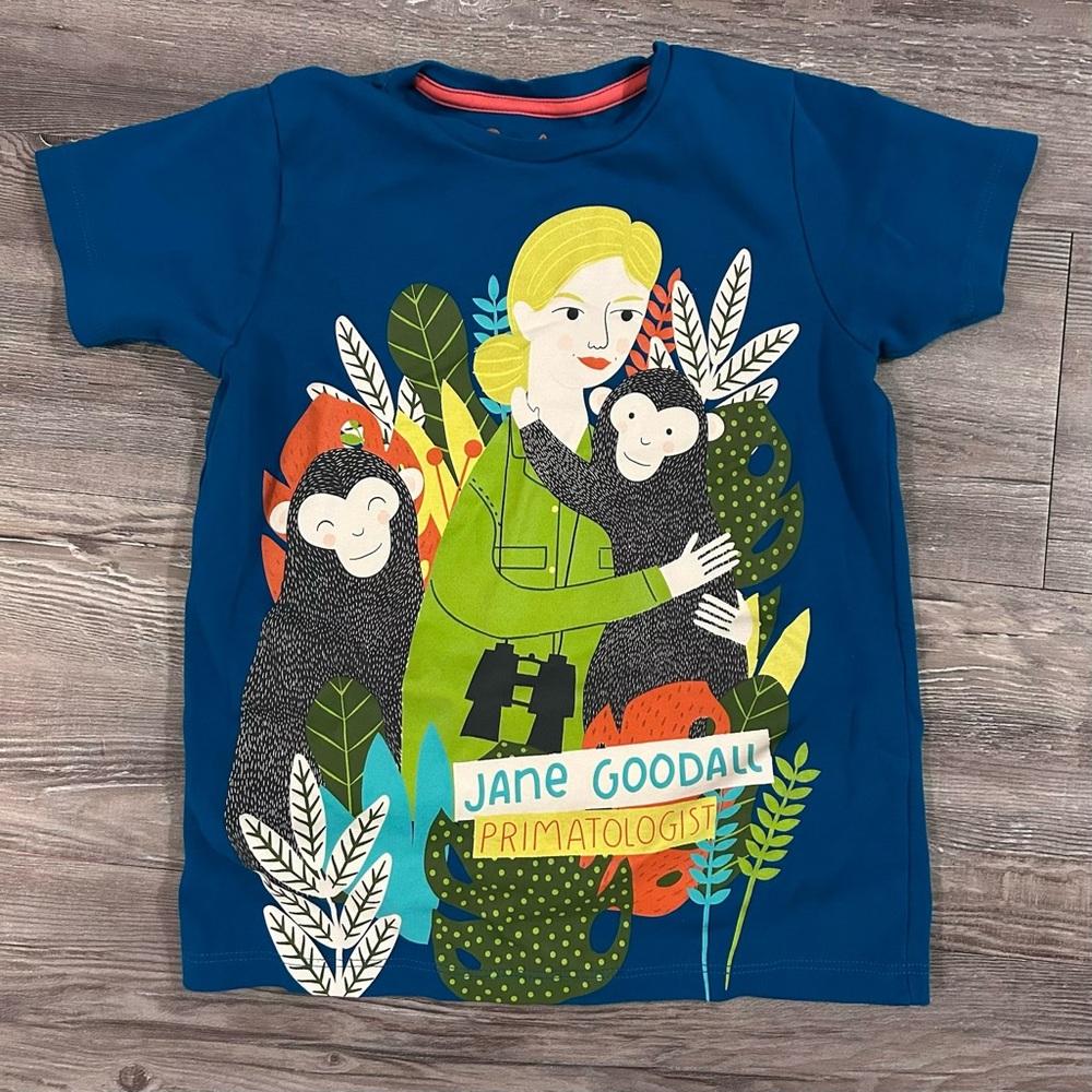Piccolina Jane Goodall Tee Size 7
